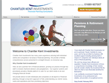 Tablet Screenshot of chantlerkent.co.uk